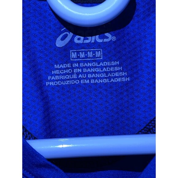 Asics Dri-Fit workout shirt - Bright Blue - Size Medium - Picture 3 of 4